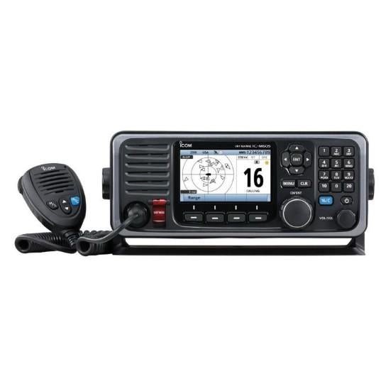 ICOM M605 31 VHF Fixed Mount with Color Display and Rear Mic Connector | M605 31 USA - Clinch River Fishing USA