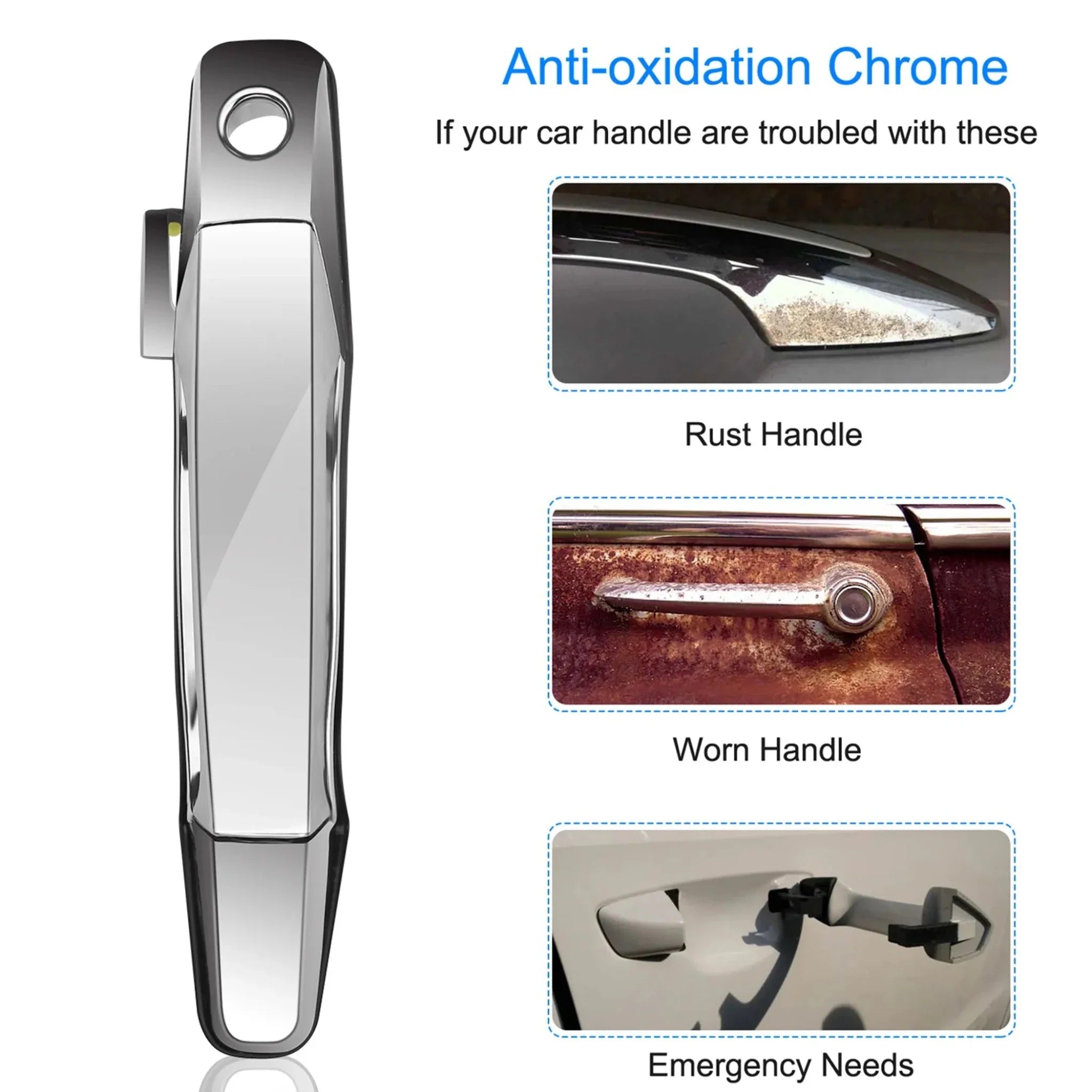 iMounTEK 4pcs Chrome Outer Handles - Clinch River Fishing USA