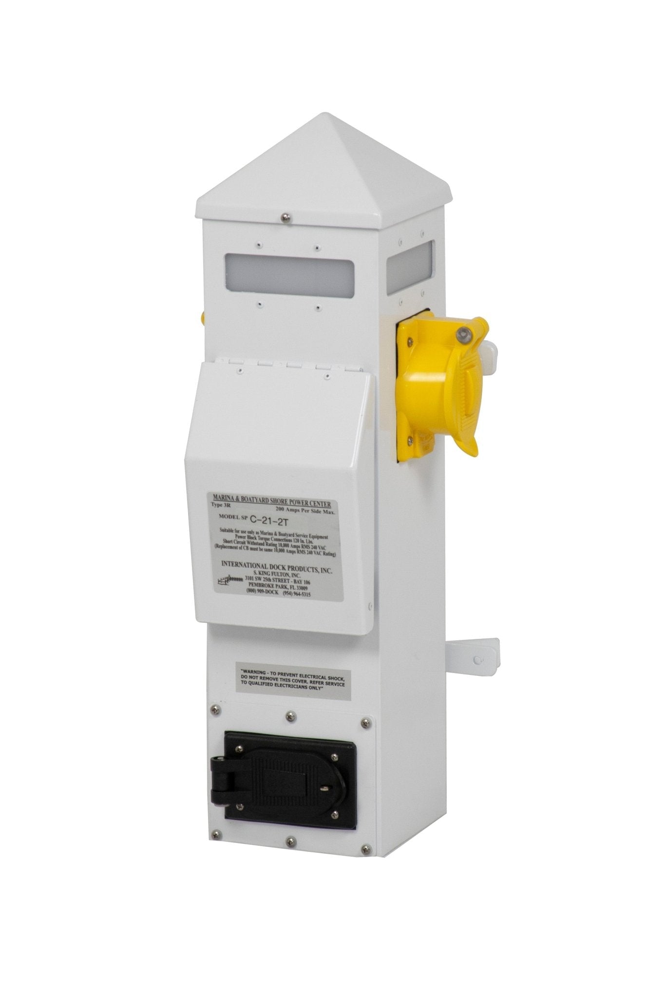 International Dock SPC-21-2T-326 Shore Power Pedestal - Clinch River Fishing USA