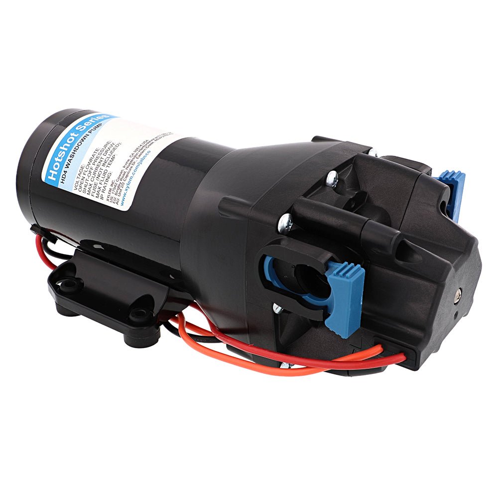 Jabsco HotShot HD4 Heavy Duty Washdown Pump w/25' HoseCoil - 12V - 4 GPM - 60 PSI - Clinch River Fishing USA