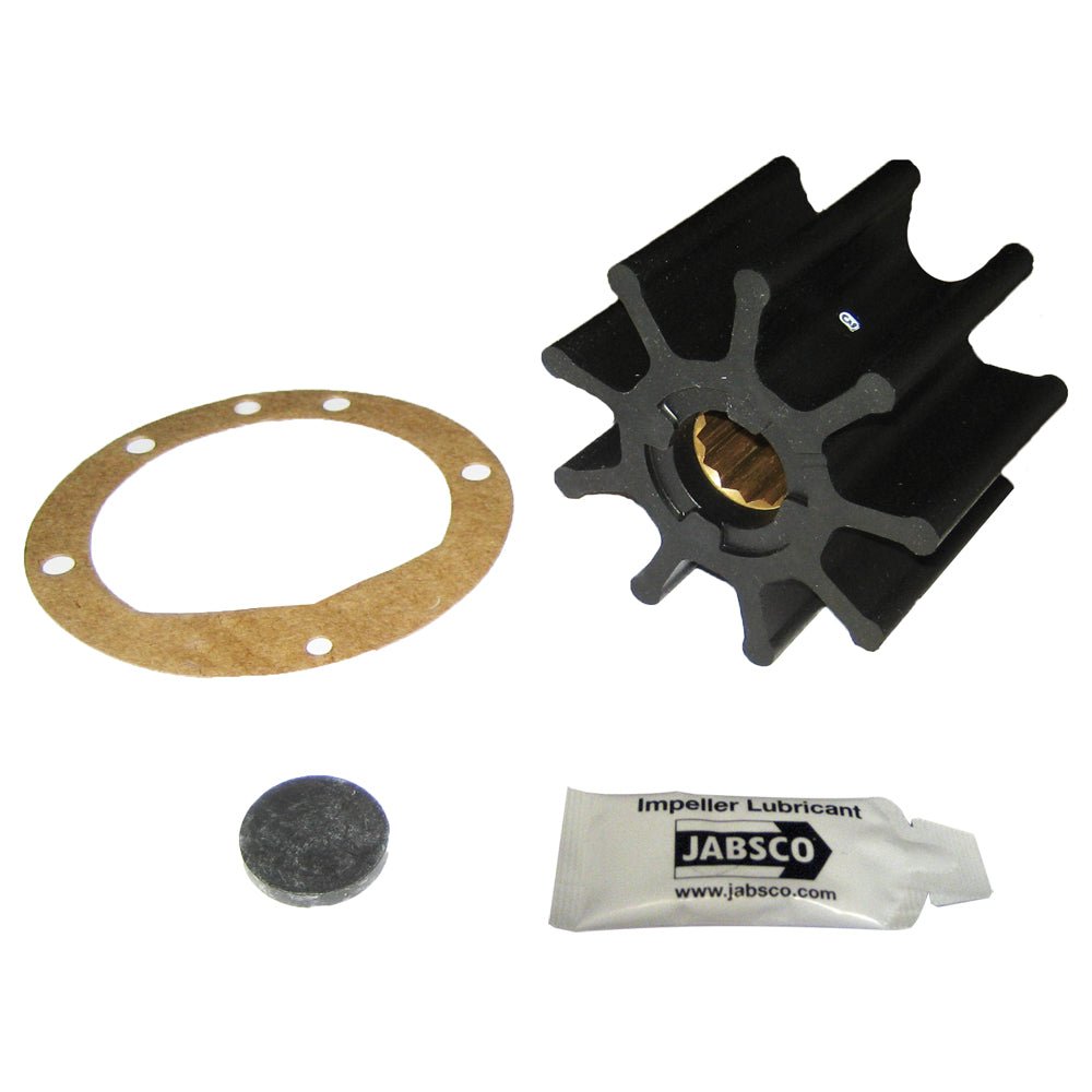 Jabsco Impeller Kit - 9 Blade - Nitrile - 3 - 3/4" Diameter x 2 - 1/2" W, 1" Shaft Diameter - Clinch River Fishing USA