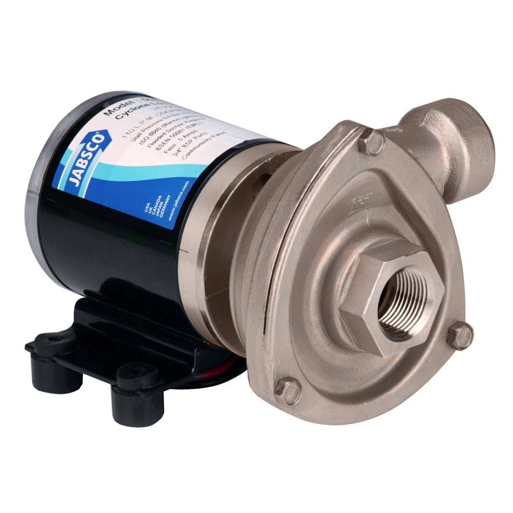 Jabsco Low Pressure Cyclon Centrifugal Pump - 12V - Clinch River Fishing USA