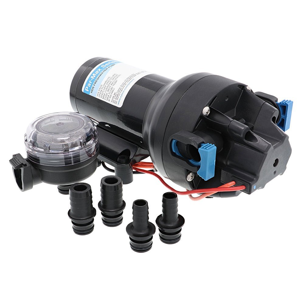 Jabsco Par-Max HD5 Heavy Duty Water Pressure Pump - 12V - 5 GPM - 40 PSI - Clinch River Fishing USA