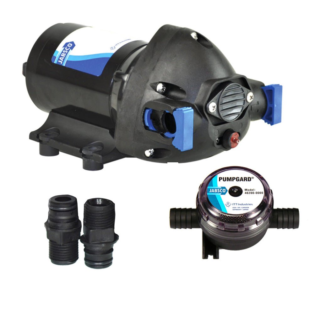 Jabsco Par-Max Shower Drain/General Purpose Pump - 3.5GPM-25psi-12VDC w/Strainer - Clinch River Fishing USA