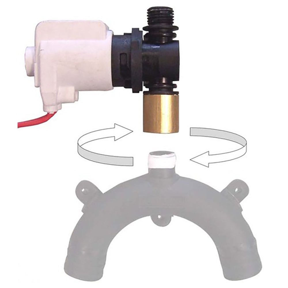 Jabsco Vented Loop Solenoid Valve f/37010 Series Toilet - Clinch River Fishing USA