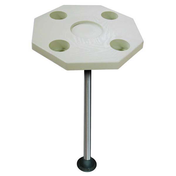 JIF Marine Table Kit Octangonal Ivory W/ Surface Mount