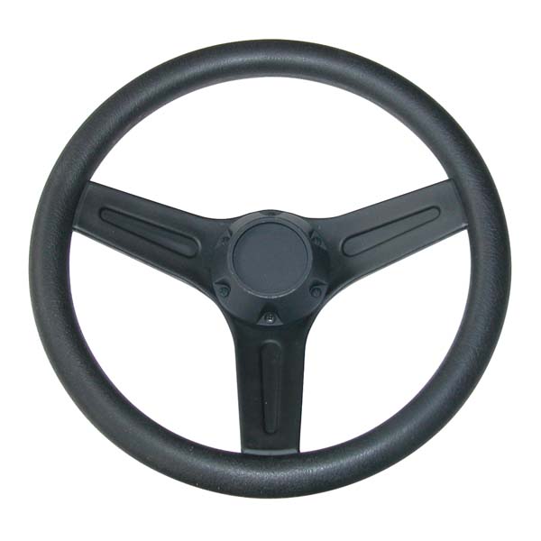 JIF Marine Boat Steering Wheel Black Plastic
