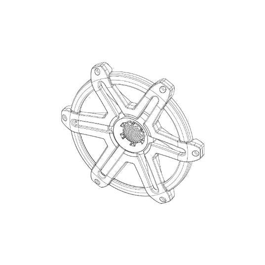 JL AUDIO 41222, M880-TA-SG-WH-RP, WHITE SG/TWEETER ASSEMBLY FOR M880 - Clinch River Fishing USA