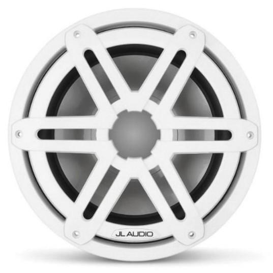 JL AUDIO M3-10IB-S-GW-4: 10" Marine Subwoofer, Infinite Baffle, Sport Grille, Gloss White, 4 ohm, EACH | 93530 | 010-03072-00 - Clinch River Fishing USA