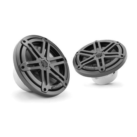 JL AUDIO M3-770X-S-GM: 7.7" Marine Speakers, Sport Grille, Gunmetal, PAIR | 93520 | 010-03066-00 - Clinch River Fishing USA