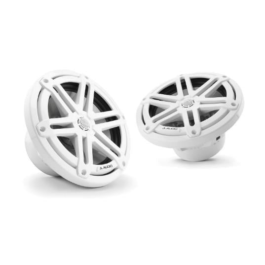 JL AUDIO M3-770X-S-GW: 7.7" Marine Speakers, Sport Grille, Gloss White, PAIR | 93522 | 010-03068-00 - Clinch River Fishing USA