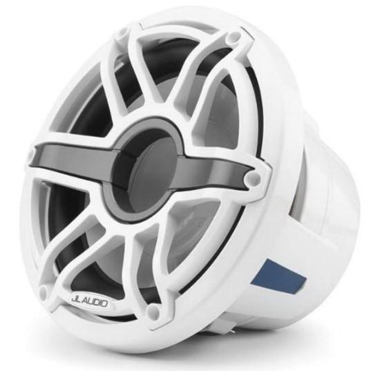 JL AUDIO M6-10W-S-GWGW-4: 10" Marine Subwoofer Driver, Gloss Trim Ring and White Sport Grille, 4 O | 93644 | 010-03488-00 - Clinch River Fishing USA