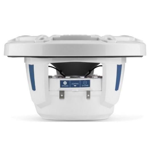 JL AUDIO M6-650X-S-GWGW-I: 6.5" Marine Speakers, Sport Grille, Gloss White Trim, White Grille, ILLUM | 93726 | 010-03093-00 - Clinch River Fishing USA