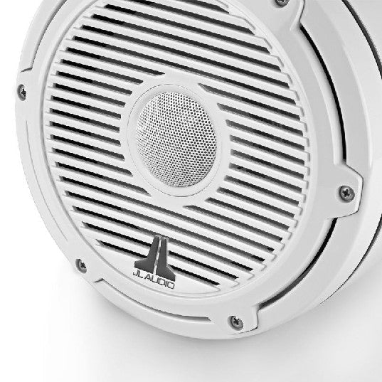 JL AUDIO M6-880ETXV3-GW-C-3GWGW: 8.8" Tower Speakers, White Classic Grille, WHITE TWEETER, PAIR | 93691 | 010-03857-00 - Clinch River Fishing USA