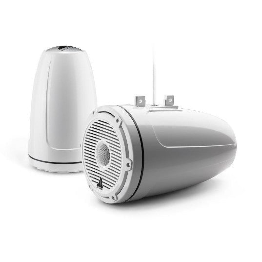 JL AUDIO M6-880ETXV3-GW-C-3GWGW: 8.8" Tower Speakers, White Classic Grille, WHITE TWEETER, PAIR | 93691 | 010-03857-00 - Clinch River Fishing USA