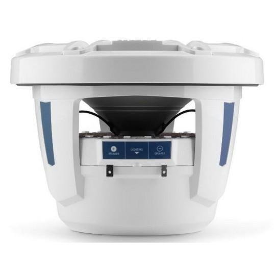 JL AUDIO M6-880X-S-GWGW-I: 8.8" Marine Speakers ,Gloss White Sport Grille & Trim, RGB LED | 93731 | 010-03095-00 - Clinch River Fishing USA