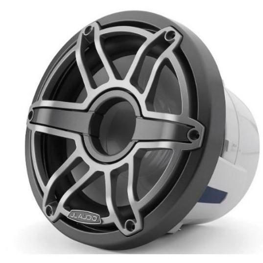 JL AUDIO M6-8IB-S-GMTI-4: 8" Marine Subwoofer (200W, 4 ohm), Infinite Baf., Gunmetal Titan. Sport Grille | 93619 | 010-03275-00 - Clinch River Fishing USA