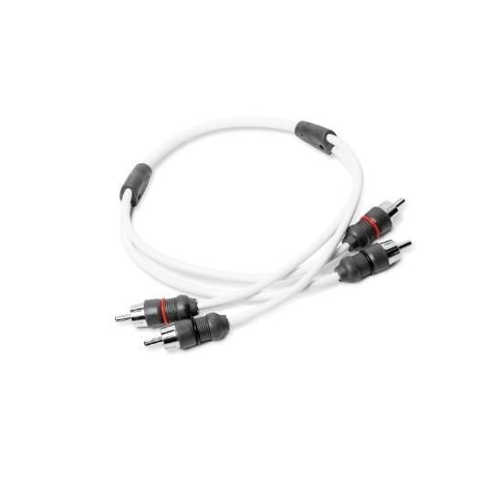 JL AUDIO XMD-WHTAIC2-1.5: RCA 2-channel, Marine Audio Interconnect Cable w/ Molded Connectors - 1.5 ft | 90484 | 010-13554-00 - Clinch River Fishing USA