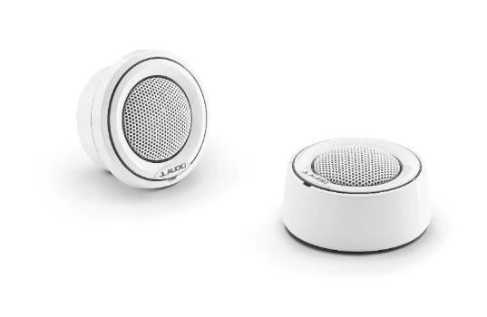 JL AUDIO M6-100CT-C/S-3Gw: 1" M6 Marine Component Tweeters, White Mtg Cup, Trim Ring, Tweeter Mesh, PAIR | 93692 | 010-03379-00