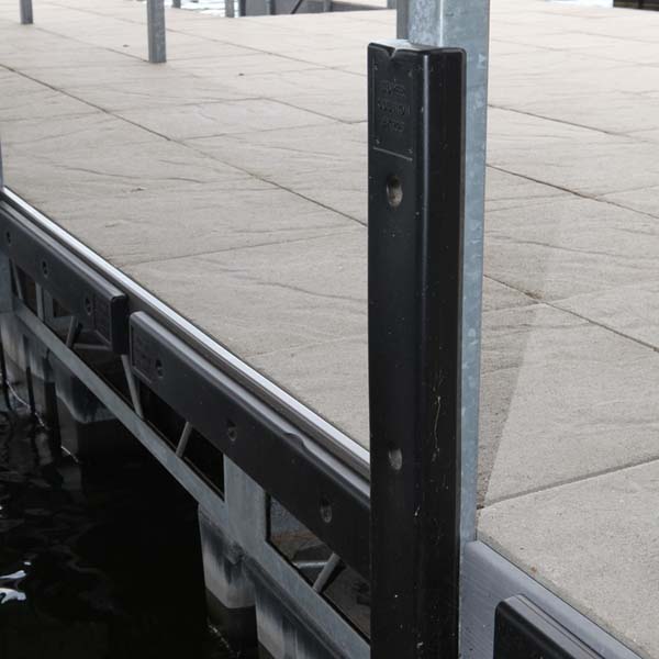 Dock Bumper-2" Post-White