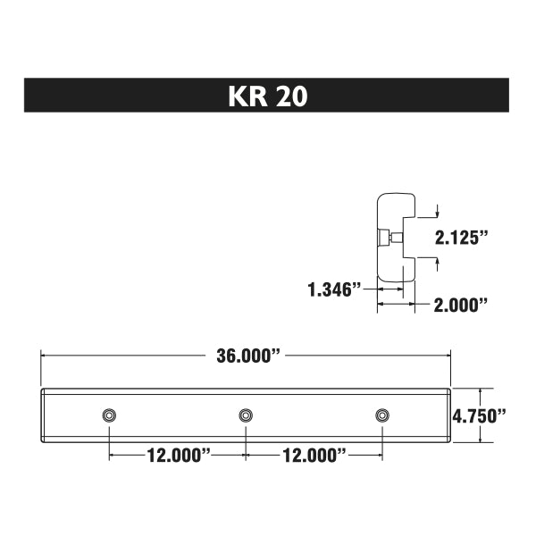 Dock Bumper-2" Post-Black