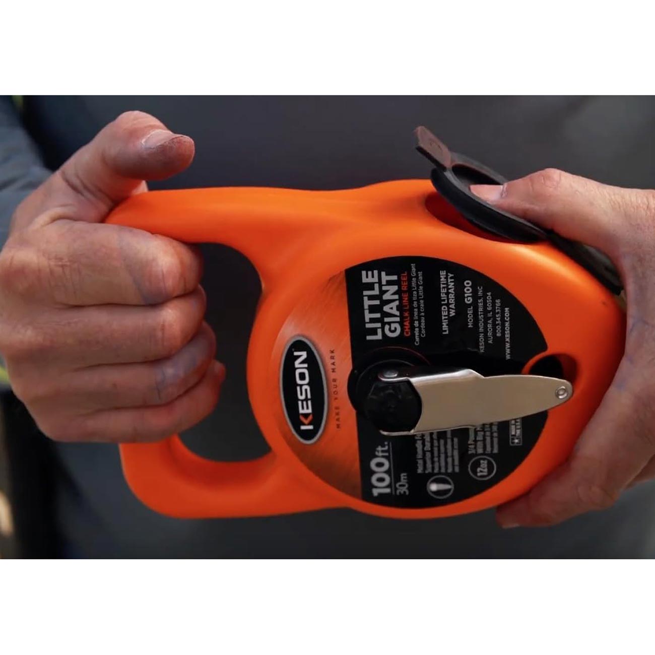 Keson "Little Giant" Chalk Line Reel - 100 ft. - Clinch River Fishing USA