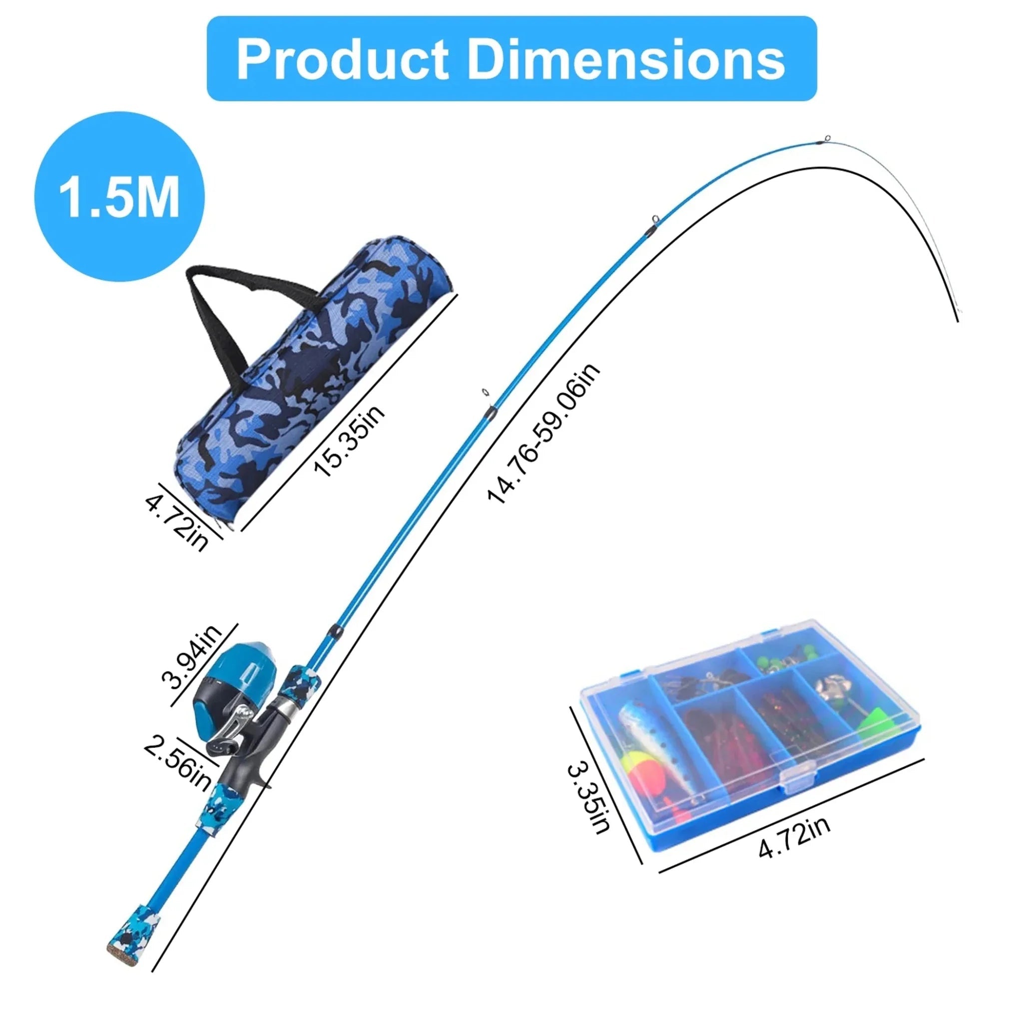 Kids Fishing Pole Set - Clinch River Fishing USA