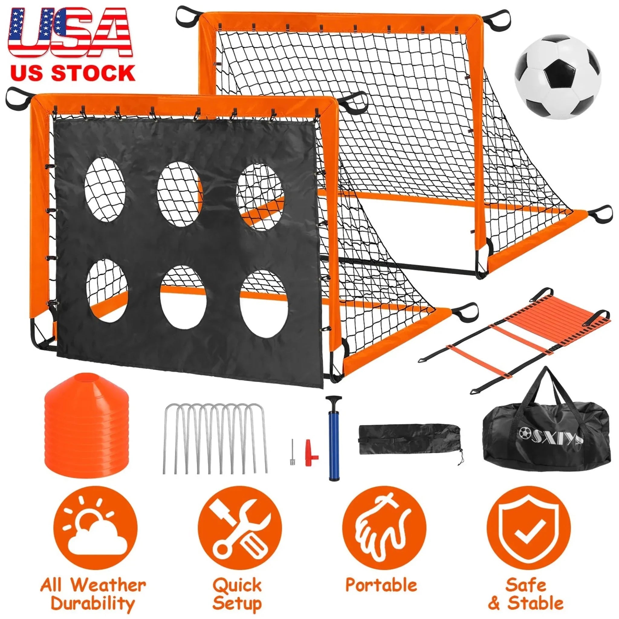 Kids Soccer Goals Set - Clinch River Fishing USA