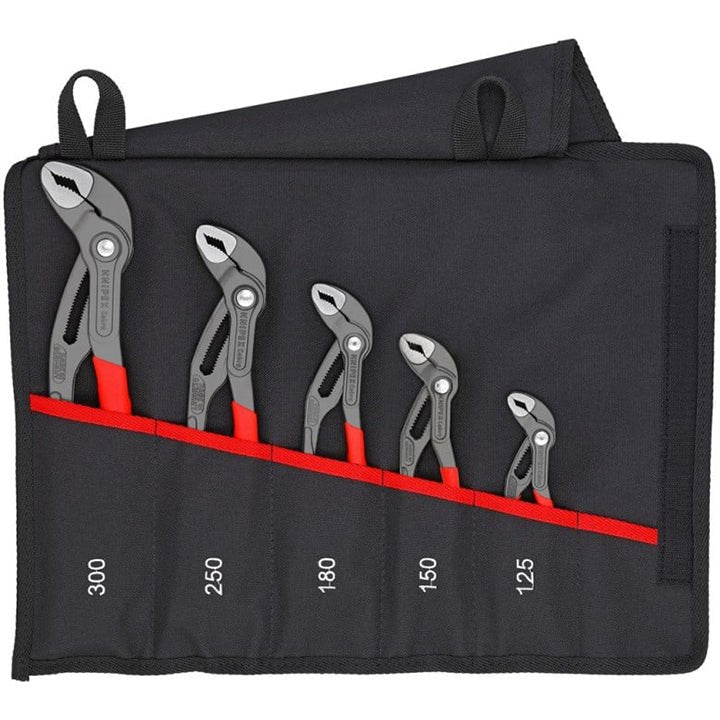 Knipex 5 Pc Pliers Cobra Set In Tool Roll - Clinch River Fishing USA