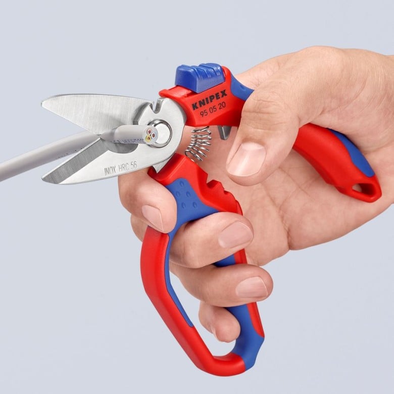 Knipex Angled Electricians' Shears (6-1/4") - Clinch River Fishing USA