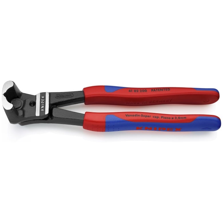 Knipex High Leverage Bolt End-Cutting Nippers (8GÇ¦) - Clinch River Fishing USA