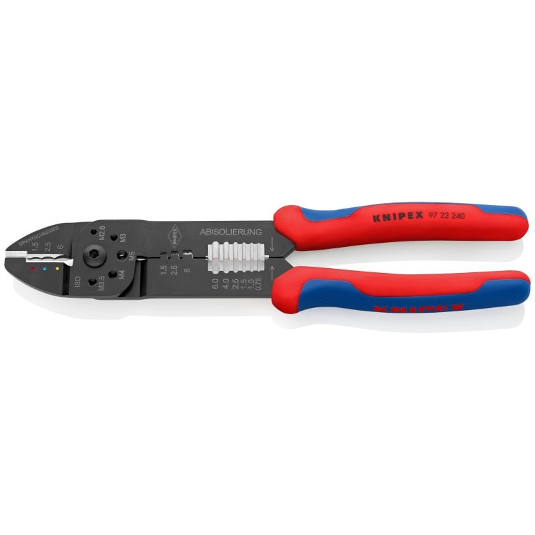 Knipex High Leverage Crimping Pliers/Wire Strippers (9 - 1/2") - Clinch River Fishing USA