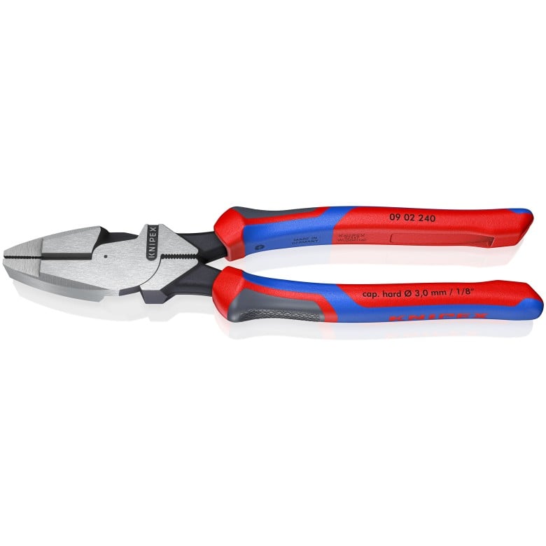 Knipex High Leverage Linemans Pliers New England Head (9-1/2") - Clinch River Fishing USA