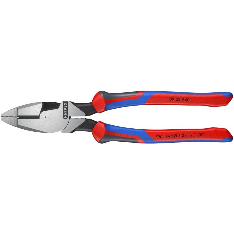 Knipex High Leverage Linemans Pliers New England Head (9-1/2") - Clinch River Fishing USA