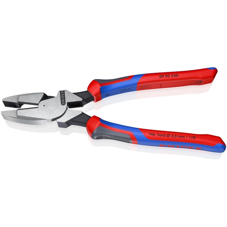 Knipex High Leverage Linemans Pliers New England Head (9-1/2") - Clinch River Fishing USA