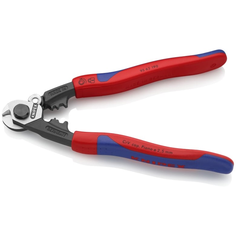 Knipex Wire Rope Shears (7-1/2") - Clinch River Fishing USA
