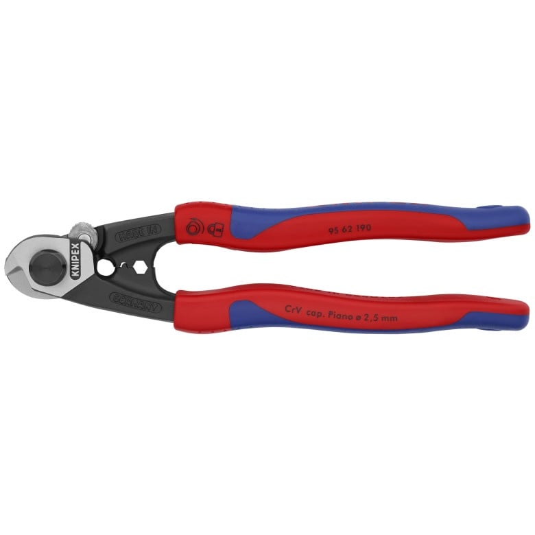 Knipex Wire Rope Shears (7-1/2") - Clinch River Fishing USA