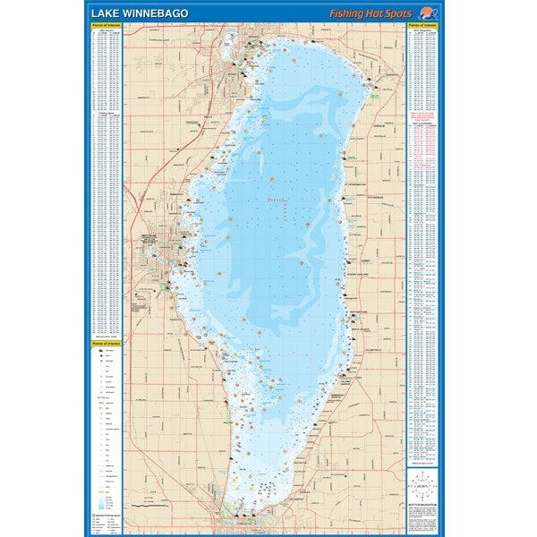 Fishing Hotspots Lake Winnebago Wis