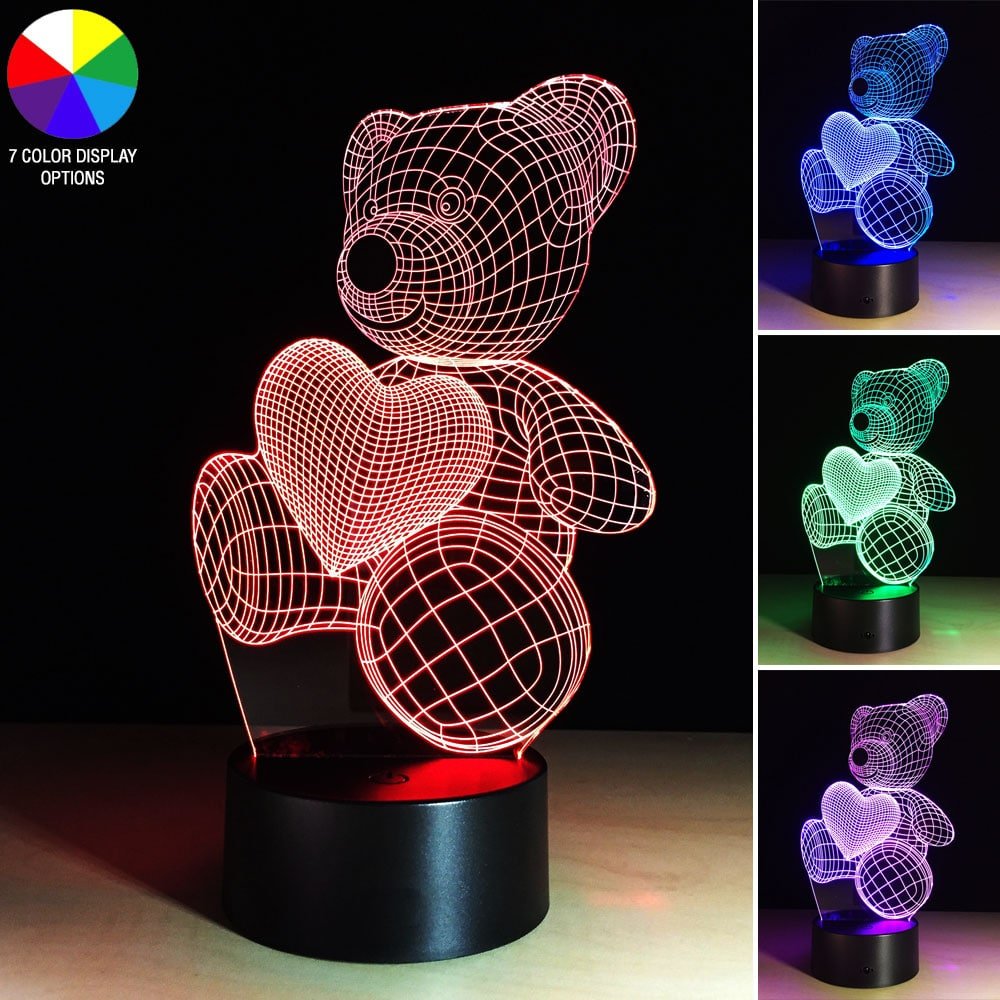 LED Table Night Light - Perfect Gift For Women - Clinch River Fishing USA