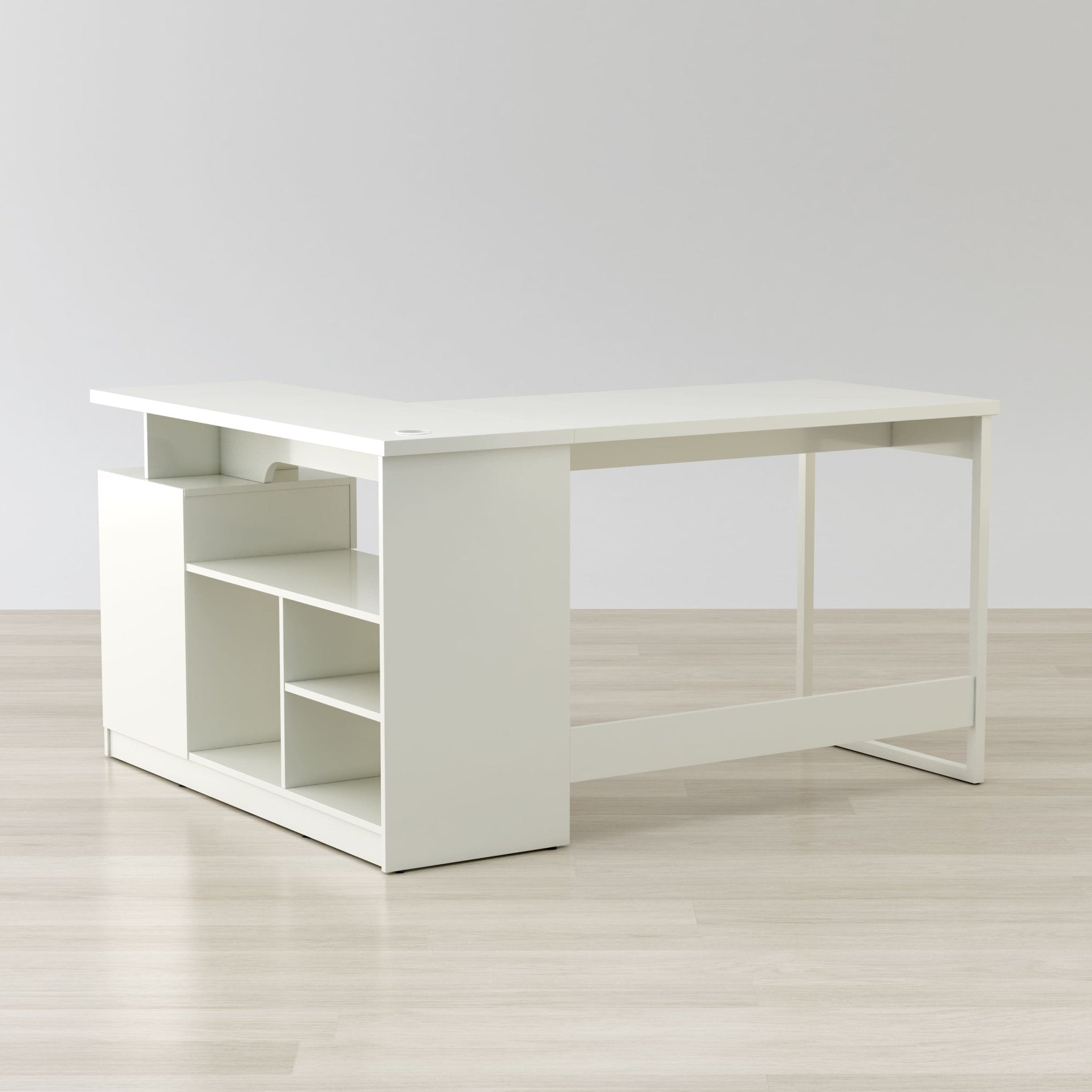 LEXI 55″ L-SHAPED CORNER DESK - Clinch River Fishing USA