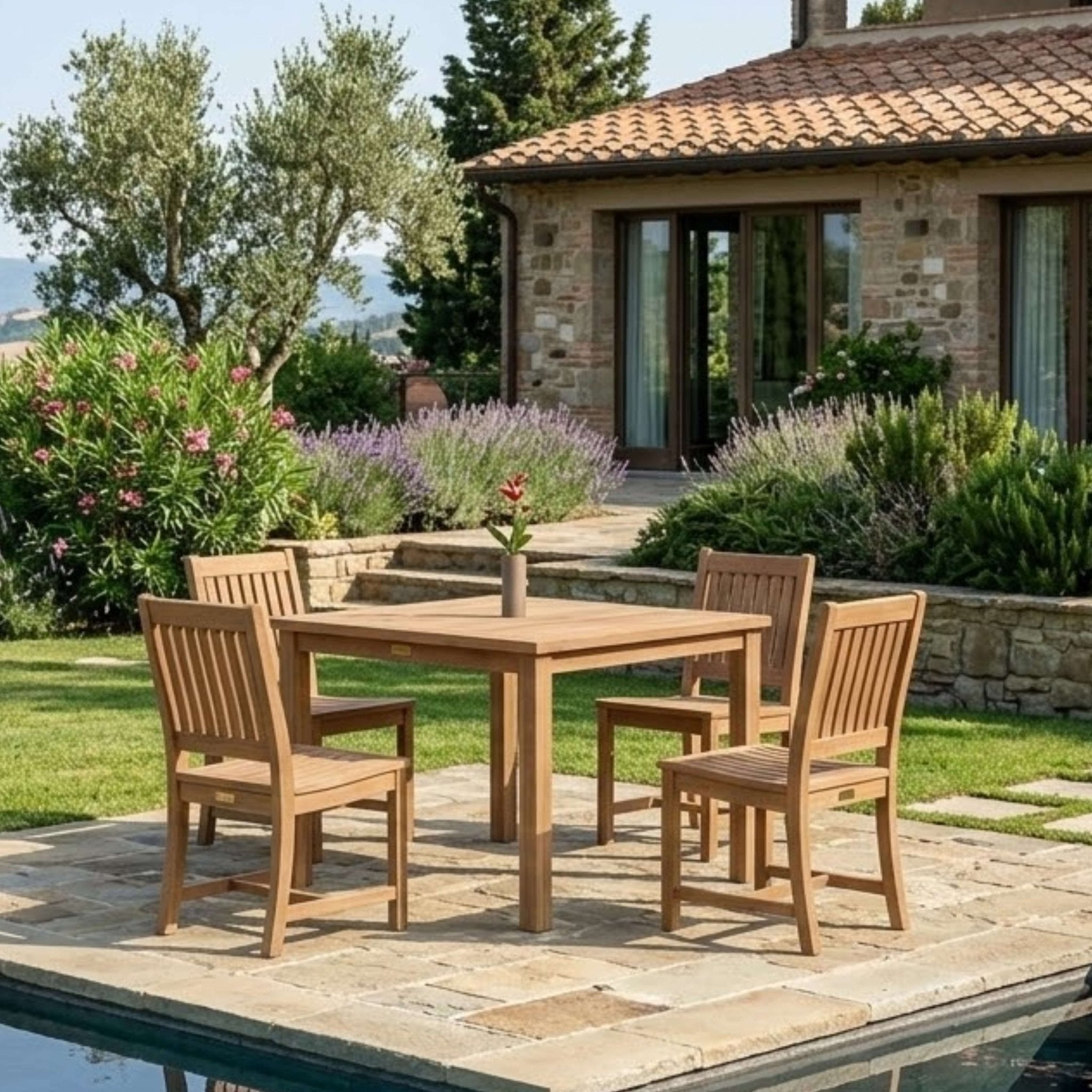 LISBON 5-PC DINING TABLE SET - Clinch River Fishing USA