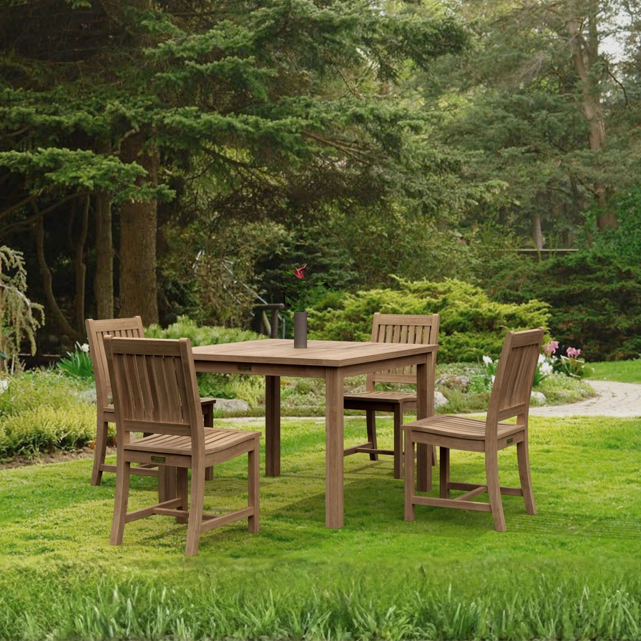 LISBON 5-PC DINING TABLE SET - Clinch River Fishing USA