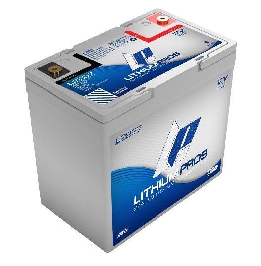 LITHIUM PROS LiFePO4 Battery, 12V/67 Ah (Trolling/Deep cycle, Grp 22) Bluetooth | L2267 | L22-12 *DROP SHIP ITEM, FREE FREIGHT - Clinch River Fishing USA