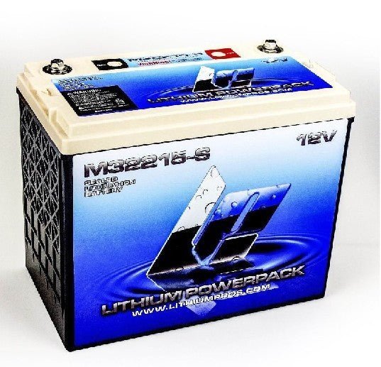 LITHIUM PROS LP Powerpack, 12.8V/215 Ah (Starting/Deep cycle) Bluetooth | M32215-S | M75-12S | *DROP SHIP ITEM, FREE FREIGHT* - Clinch River Fishing USA