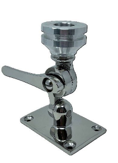 LOCMARINE 8460 Starlink Mini Coupling with Stainless Steel Adjustable Fixed Mount Base Kit. | LM-SMINI-HDBRK - Clinch River Fishing USA