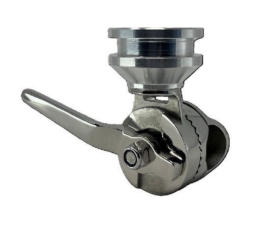LOCMARINE 8640 Starlink Mini Coupling with Adjustable Stainless Steel Rail Mount Base Kit. | LM-SMINI-RL - Clinch River Fishing USA