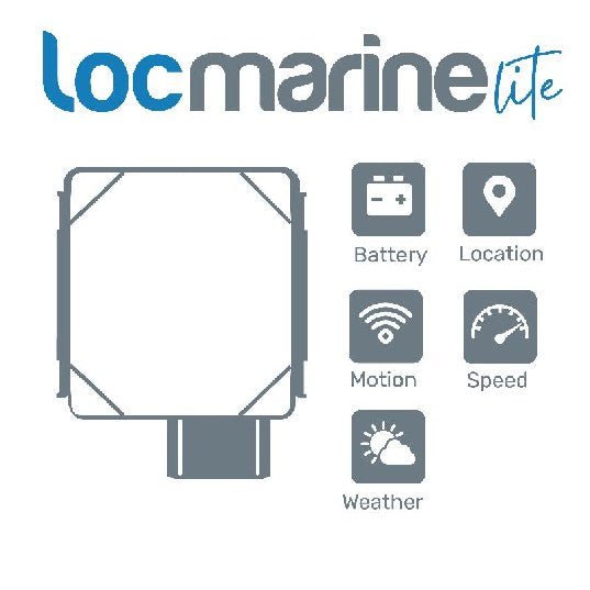 LOCMARINE LITE BATTERY MONITORING AND TRACKER HUB | LTE-5S - Clinch River Fishing USA