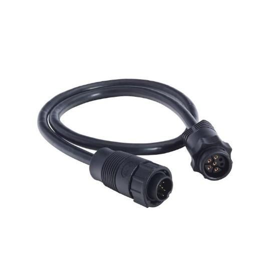 LOWRANCE Black 7-Pin Blue Transducers to 9-Pin xSonic Display Adapter Cable | 000-13313-001 - Clinch River Fishing USA