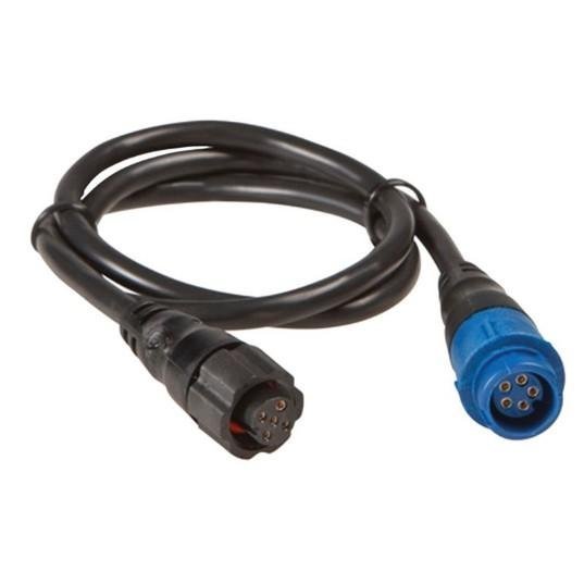 LOWRANCE NAC-MRD2MBL Male Red to Male Blue Network Adapter Cable, 2 ft | 127-04 - Clinch River Fishing USA
