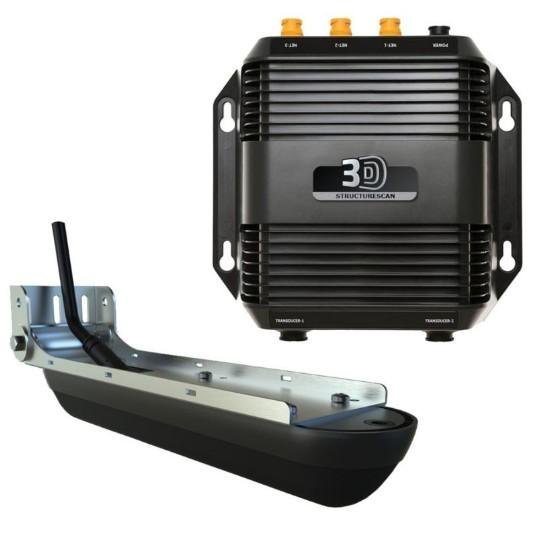 LOWRANCE StructureScan 3D 500 W 455/800 kHz Depth Transducer and Module | 000-12395-001 - Clinch River Fishing USA